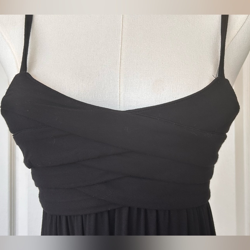 Donna Ricco Strappy Maxi Dress‎ Wrap Look Bodice Small